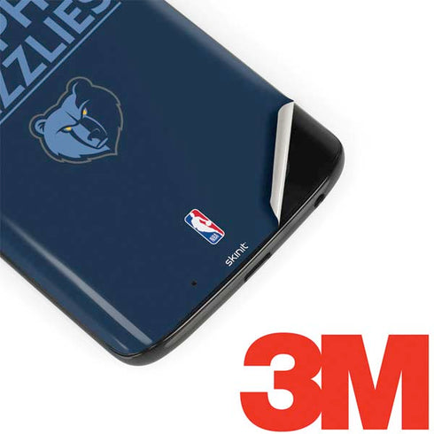 NBA Memphis Grizzlies Standard - Blue Moto G6 Skin