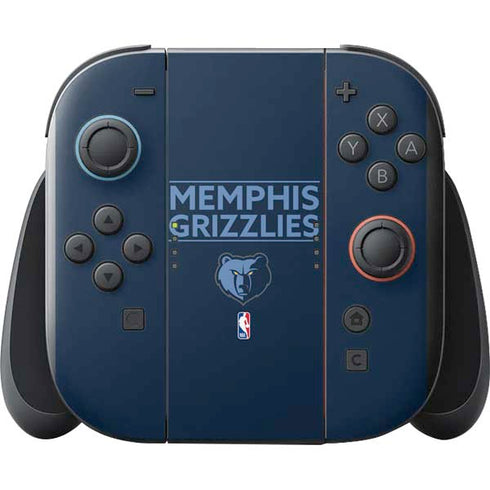 NBA Memphis Grizzlies Standard - Blue Nintendo Switch 2 (2025) with Joy-Con Skin