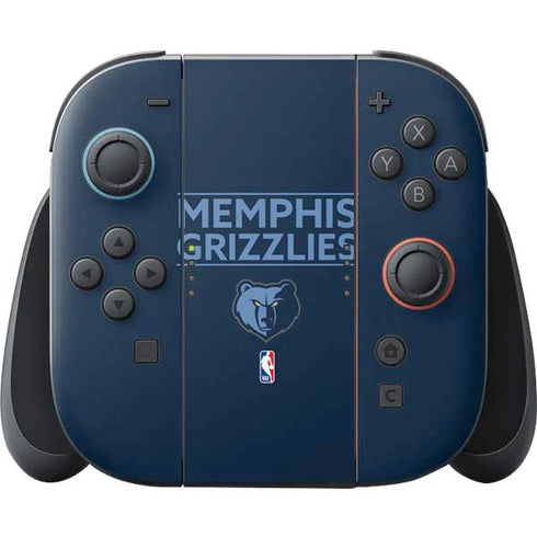 NBA Memphis Grizzlies Standard - Blue Nintendo Switch 2 (2025) Joy-Con Controller Skin