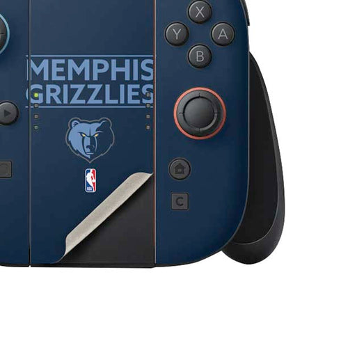 NBA Memphis Grizzlies Standard - Blue Nintendo Switch 2 (2025) Joy-Con Controller Skin
