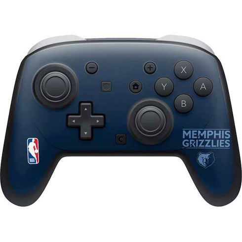 NBA Memphis Grizzlies Standard - Blue Nintendo Switch 2 (2025) Pro Controller Skin