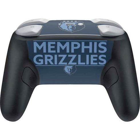 NBA Memphis Grizzlies Standard - Blue Nintendo Switch 2 (2025) Pro Controller Skin