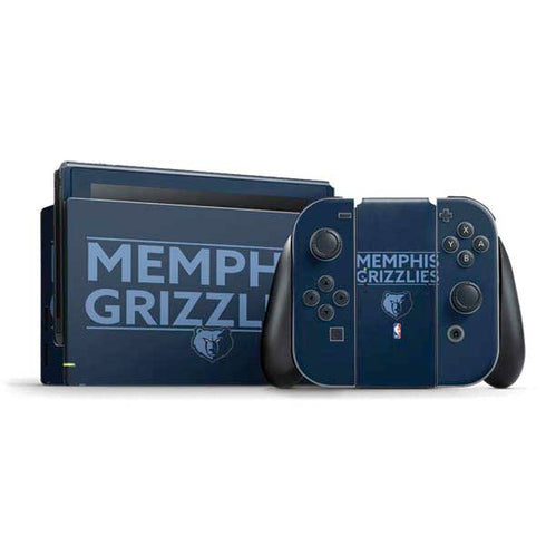 NBA Memphis Grizzlies Standard - Blue Nintendo Switch Bundle Skin