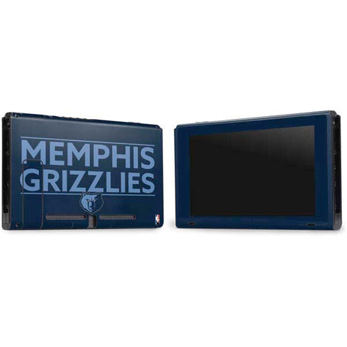 NBA Memphis Grizzlies Standard - Blue Nintendo Switch Bundle Skin