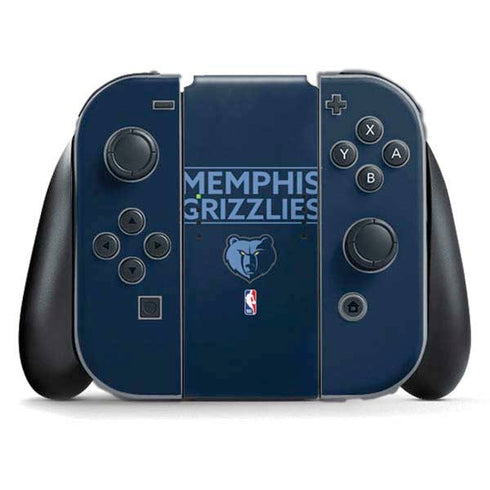 NBA Memphis Grizzlies Standard - Blue Nintendo Switch (2017-2021) Joy-Con Controller Skin