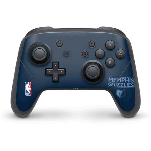 NBA Memphis Grizzlies Standard - Blue Nintendo Switch Pro Controller Skin
