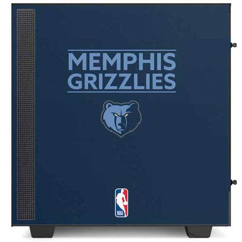 NBA Memphis Grizzlies Standard - Blue NZXT H510 Compact ATX Mid-Tower Case Skin