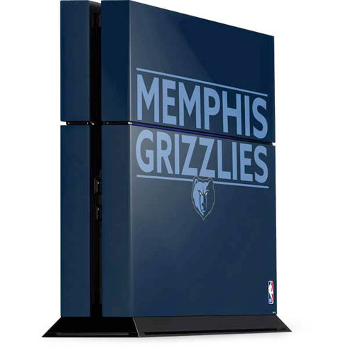 NBA Memphis Grizzlies Standard - Blue PS4 Console Skin