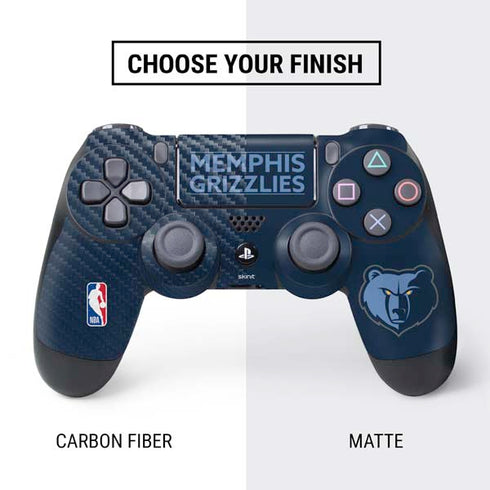 NBA Memphis Grizzlies Standard - Blue PS4 Controller Skin