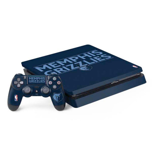 NBA Memphis Grizzlies Standard - Blue PlayStation PS4 Skins