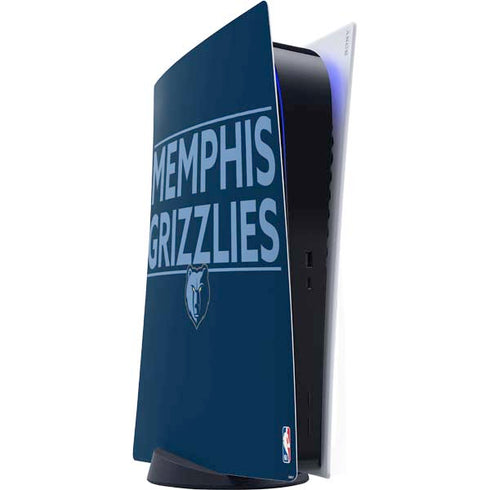 NBA Memphis Grizzlies Standard - Blue PlayStation PS5 Skins