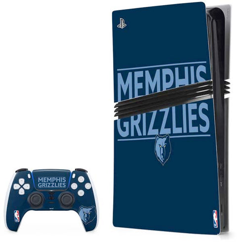 NBA Memphis Grizzlies Standard - Blue PS5 Pro Bundle Skin