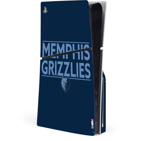 NBA Memphis Grizzlies Standard - Blue PlayStation PS5 Skins