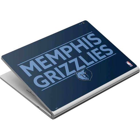 NBA Memphis Grizzlies Standard -  Blue Surface Book Skin