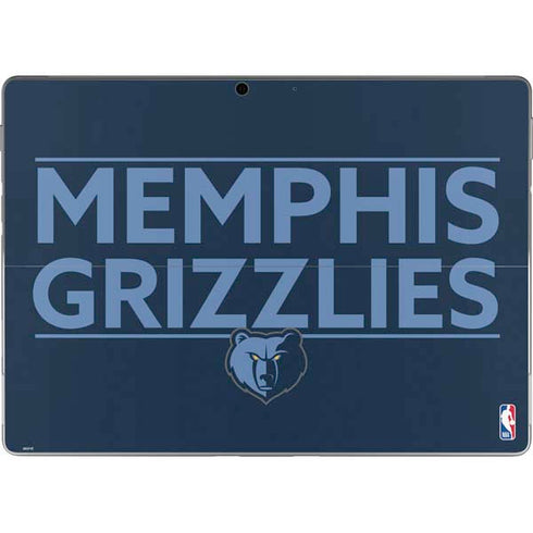 NBA Memphis Grizzlies Standard -  Blue Surface Pro 8 Skin
