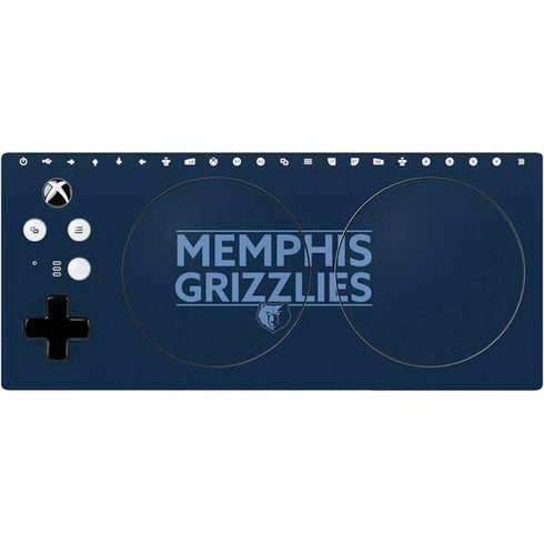 NBA Memphis Grizzlies Standard - Blue Xbox Adaptive Controller Skin