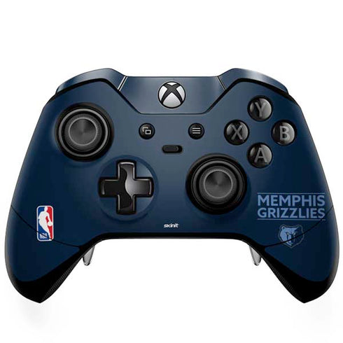NBA Memphis Grizzlies Standard - Blue Xbox One Elite Controller Skin