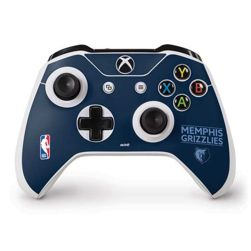 NBA Memphis Grizzlies Standard - Blue Xbox One S Controller Skin