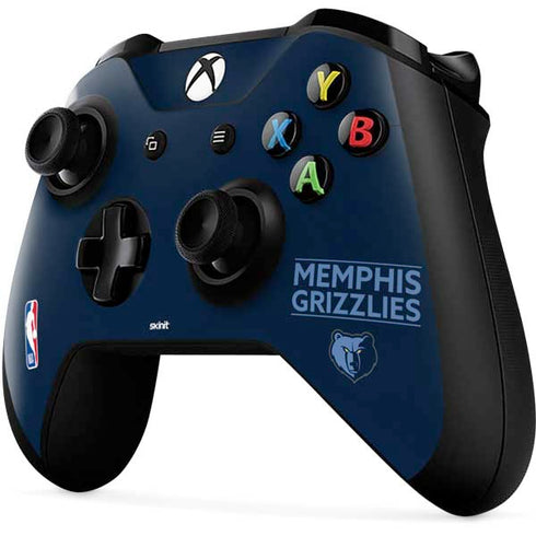 NBA Memphis Grizzlies Standard - Blue Xbox One X Controller Skin