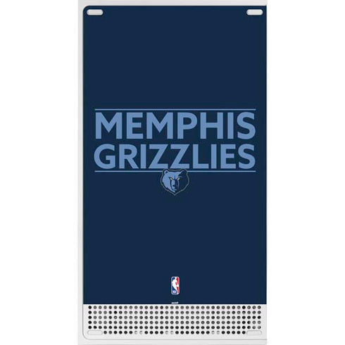 NBA Memphis Grizzlies Standard - Blue Xbox Series S Console Skin