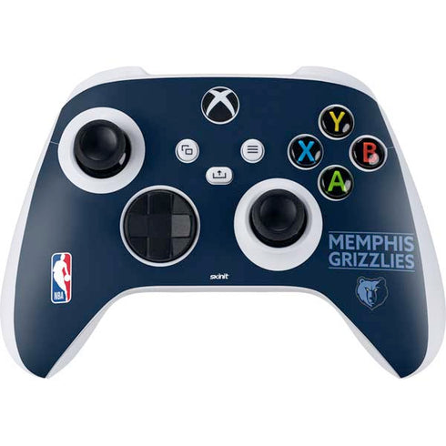 NBA Memphis Grizzlies Standard -  Blue Xbox Series S Controller Skin