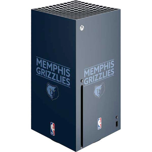 NBA Memphis Grizzlies Standard - Blue Xbox Series X Console Skin