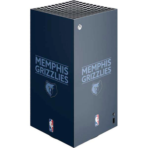 NBA Memphis Grizzlies Standard - Blue XBox Series X Digital Edition Console Skin