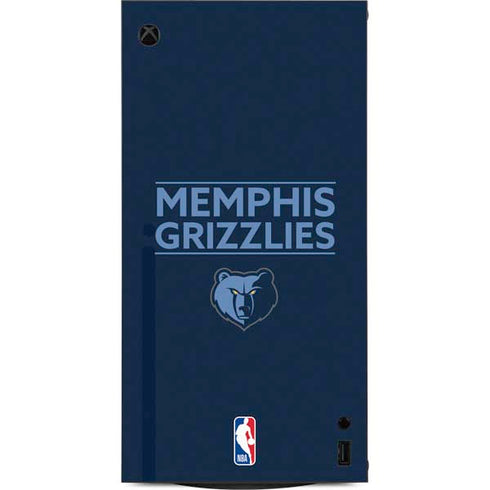 NBA Memphis Grizzlies Standard - Blue XBox Series X Digital Edition Console Skin