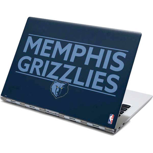NBA Memphis Grizzlies Standard - Blue Yoga 910 2-in-1 14in Touch-Screen Skin