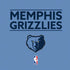 NBA Memphis Grizzlies Standard - Light Blue Nintendo 2DS XL (2017) Skin