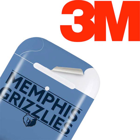 NBA Memphis Grizzlies Standard - Light Blue Apple AirPods Skin