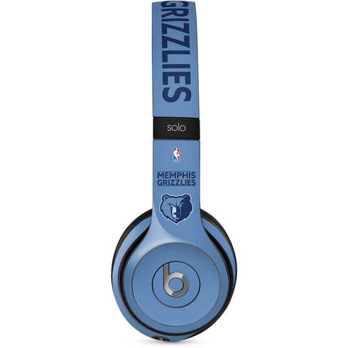 NBA Memphis Grizzlies Standard - Light Blue Beats Solo 2 Wired Skin