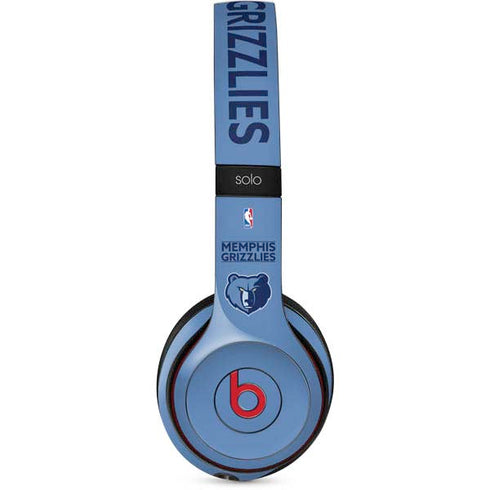 NBA Memphis Grizzlies Standard - Light Blue Beats Solo 3 Wireless Skin