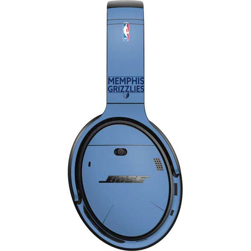 NBA Memphis Grizzlies Standard - Light Blue Bose QuietComfort 35 II Headphones Skin