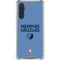 NBA Memphis Grizzlies Standard - Light Blue Galaxy A17 Clear Case