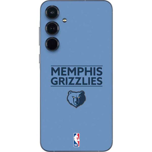 NBA Memphis Grizzlies Standard - Light Blue Galaxy A55 5G Skin