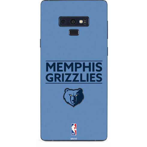 NBA Memphis Grizzlies Standard - Light Blue Galaxy Note 9 Skin
