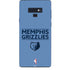 NBA Memphis Grizzlies Standard - Light Blue Galaxy Note 9 Skin