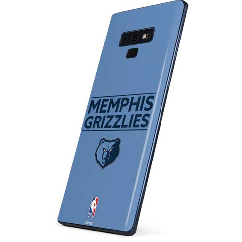 NBA Memphis Grizzlies Standard - Light Blue Galaxy Note 9 Skin