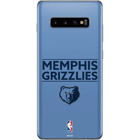 NBA Memphis Grizzlies Standard - Light Blue Galaxy S10 Plus Skin