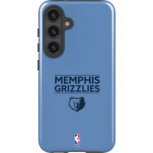 NBA Memphis Grizzlies Standard - Light Blue Galaxy S25 Plus Impact Case
