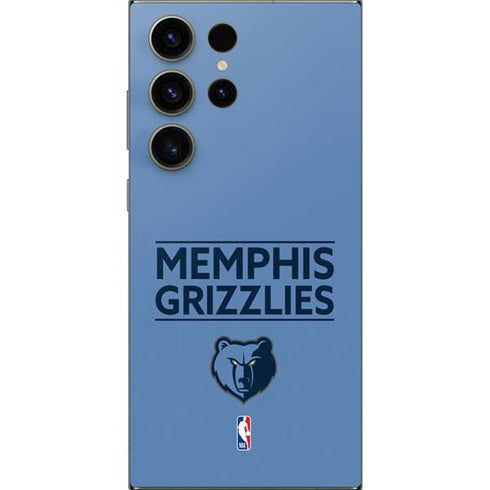 NBA Memphis Grizzlies Standard - Light Blue Galaxy S25 Ultra Skin
