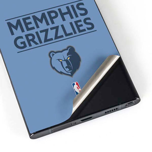 NBA Memphis Grizzlies Standard - Light Blue Galaxy S24 Ultra Skin