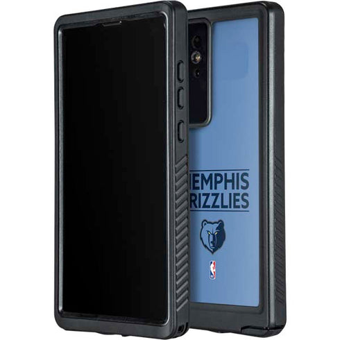 NBA Memphis Grizzlies Standard - Light Blue Galaxy S24 Ultra Waterproof Case