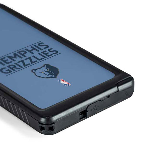 NBA Memphis Grizzlies Standard - Light Blue Galaxy S24 Ultra Waterproof Case