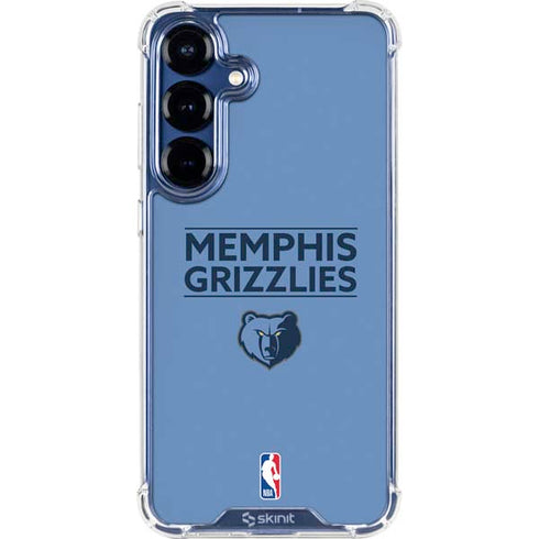 NBA Memphis Grizzlies Standard - Light Blue Galaxy S25 Plus Clear Case