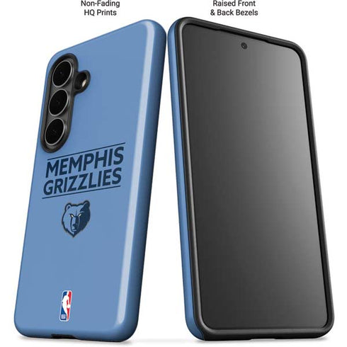 NBA Memphis Grizzlies Standard - Light Blue Galaxy S26 Impact Case