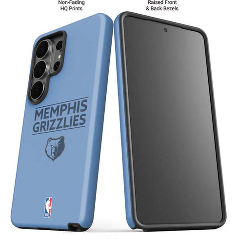 NBA Memphis Grizzlies Standard - Light Blue Galaxy S26 Ultra Impact Case