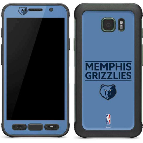 NBA Memphis Grizzlies Standard - Light Blue Galaxy S7 Active Skin