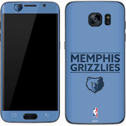 NBA Memphis Grizzlies Standard - Light Blue Galaxy S7 Skin